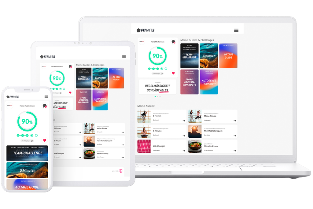 FITMIT5 responsive Trainings-App